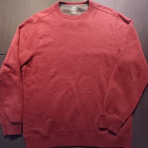 G.H. BASS & CO Mens Long Sleeve Pullover Sweater Maroon Size L